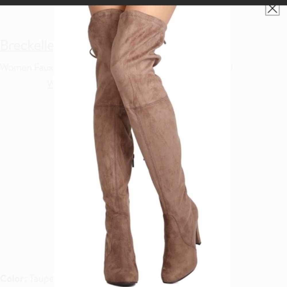 Breckelle’s over the knee boots size 6.5